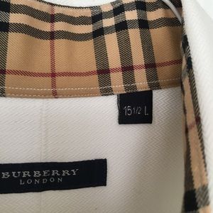 🇬🇧 Luxurious Burberry French Cuff Dress Shirt
